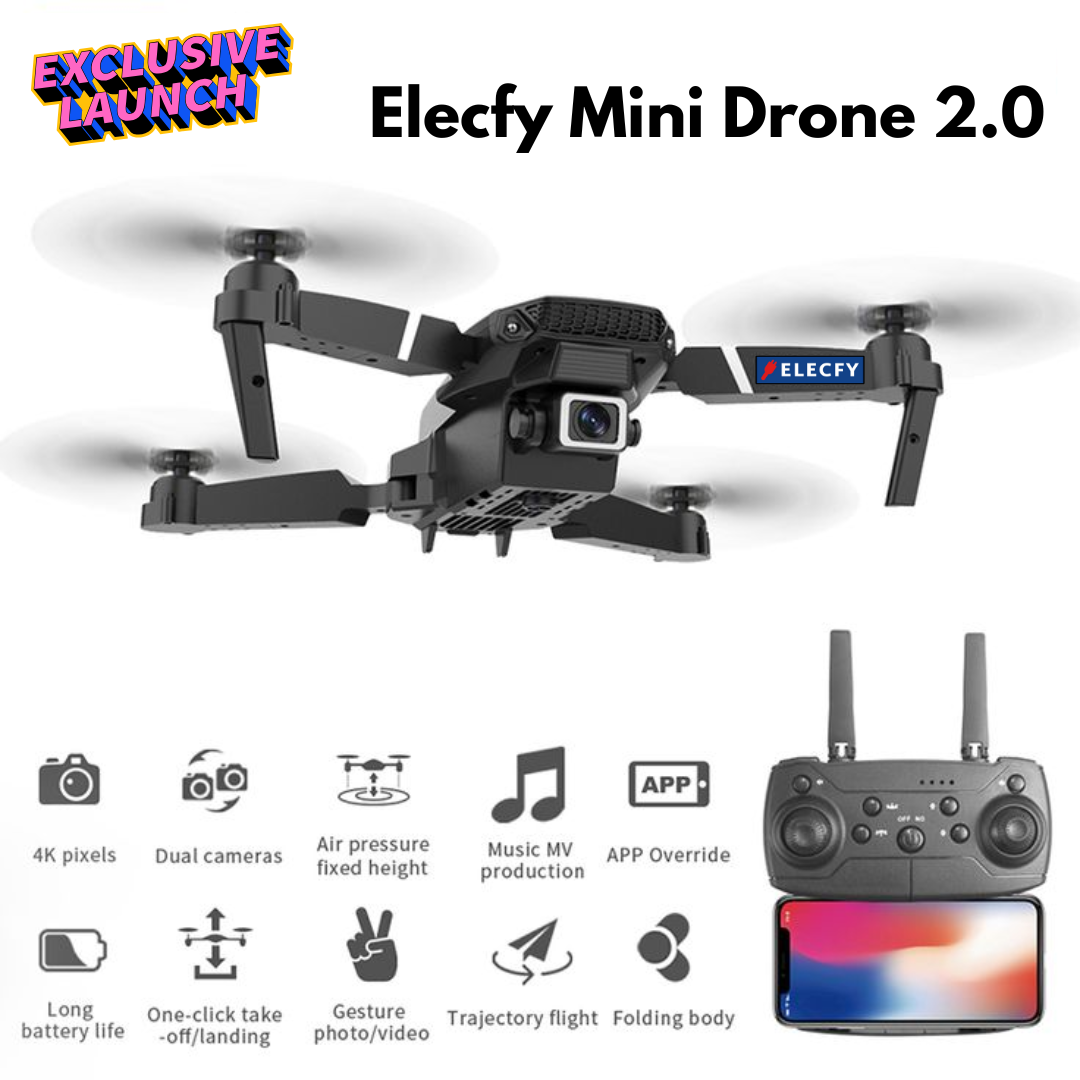 RC Mini Drone Dual Camera | Upgraded