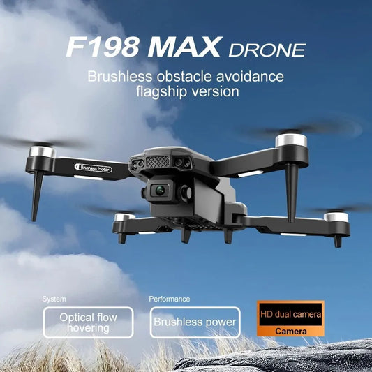 Elecfy HD Drone BLACK F198  | WiFi | Bag Version | Position Locking Drone | Brushless Motor