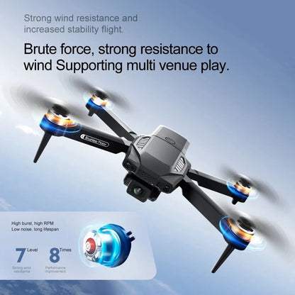 Elecfy HD Drone BLACK F198  | WiFi | Bag Version | Position Locking Drone | Brushless Motor