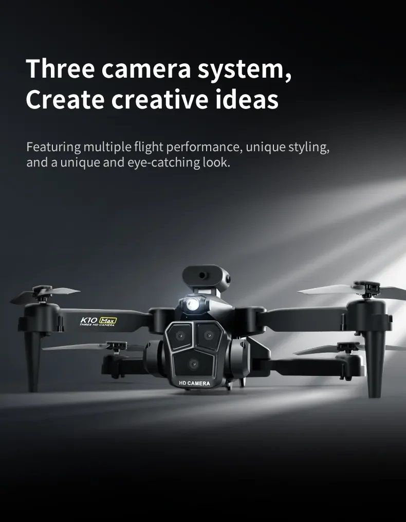 K10 max (5 Camera Gimble Drone) | Upgraded